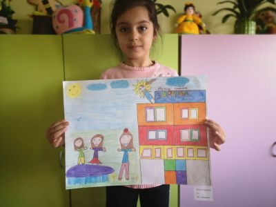 Награждаване за участие в конкурс за рисунка на тема "Моята любима детска градина" 2